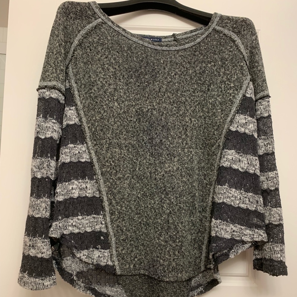 Grey light weight sweater